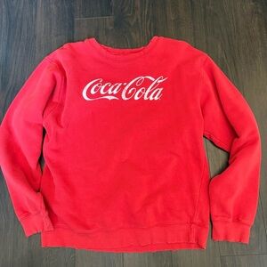 Coca Cola distressing crewneck